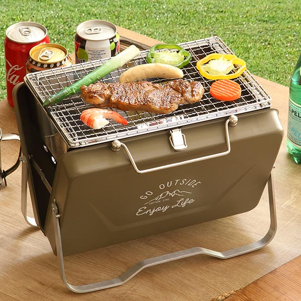 モンテ バーベキューコンロ 折りたたみ コンロ 卓上グリル キャプテン