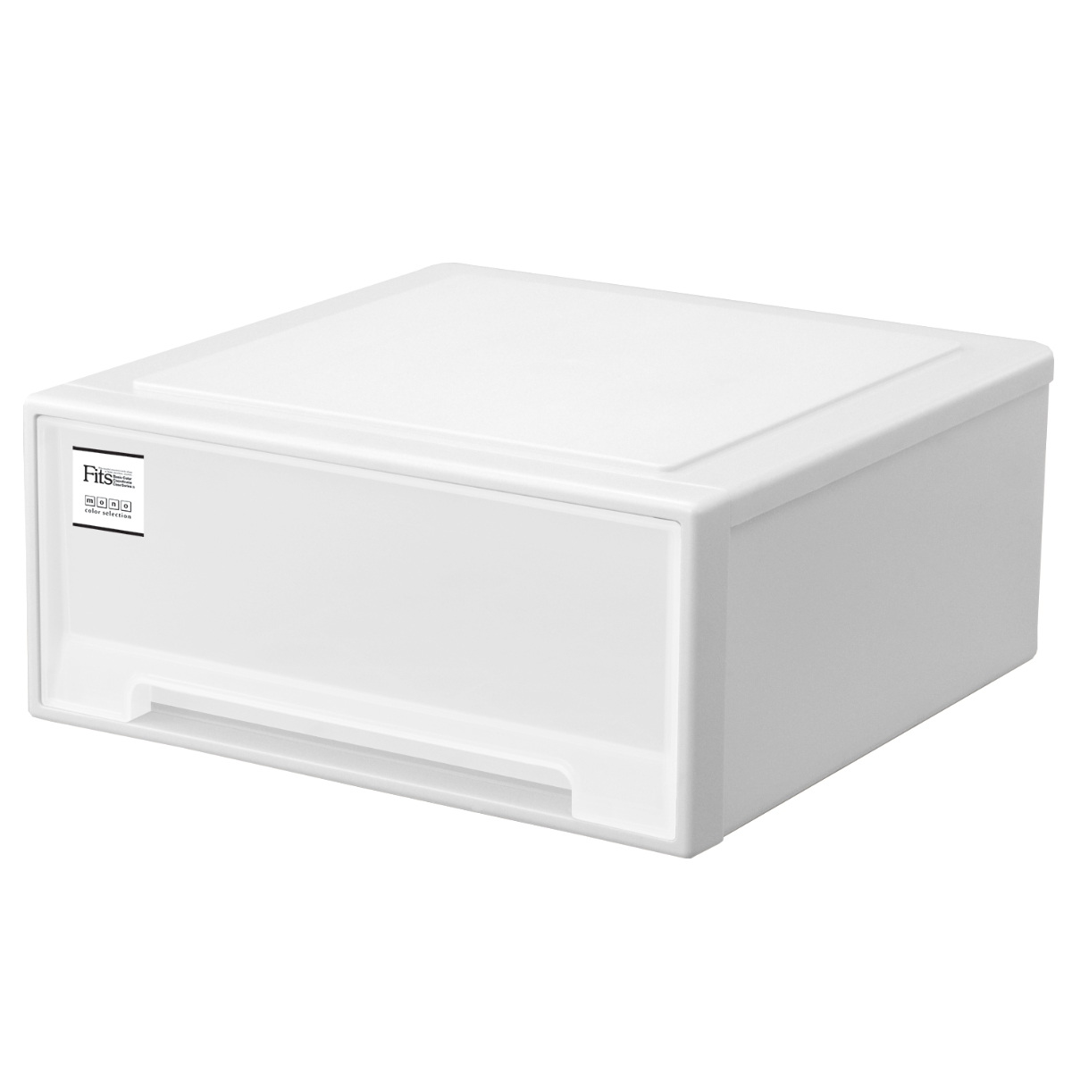 Fits 収納ケース フィッツケース ワイド 同色2個セット ホワイト