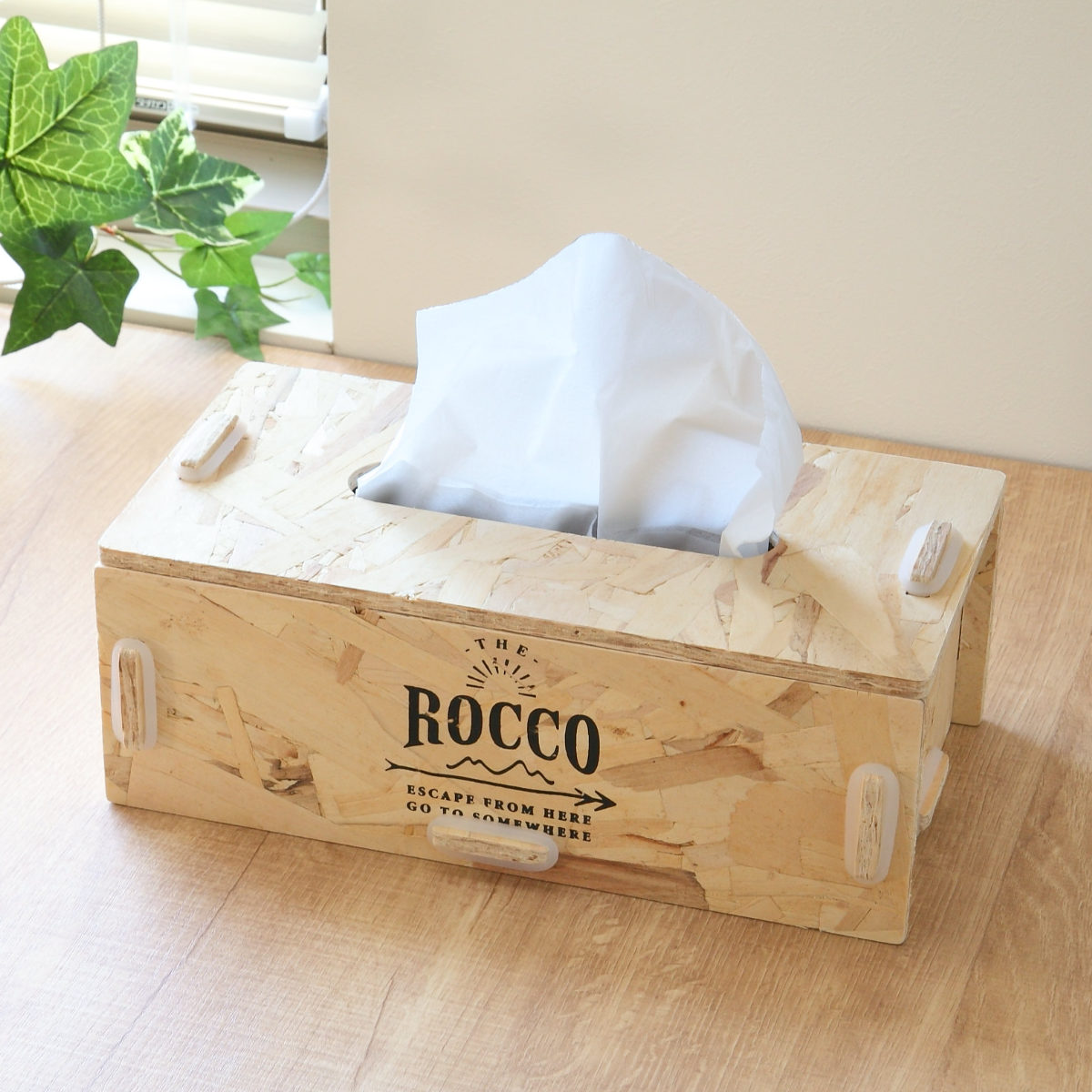 ティッシュボックス ロッコ アッセンブル ボックス ティッシュケース 木製 （ ティッシュ ケース カバー ティッシュカバー おしゃれ ）