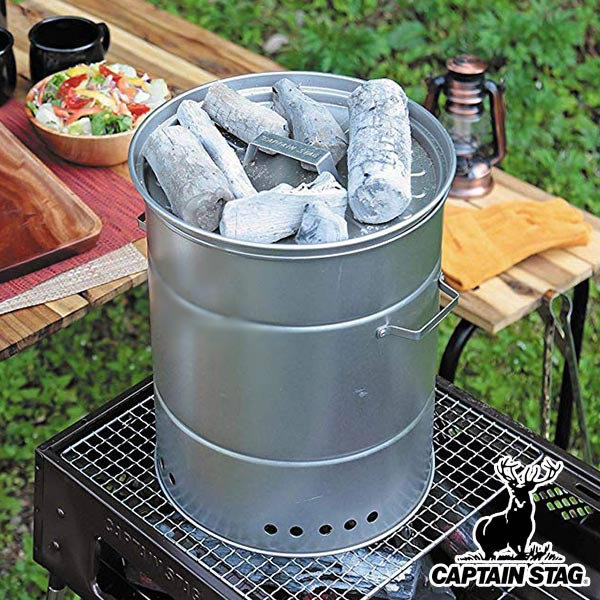 CAPTAIN STAG（キャプテンスタッグ） 燻製器 ビア缶チキンスモーカー