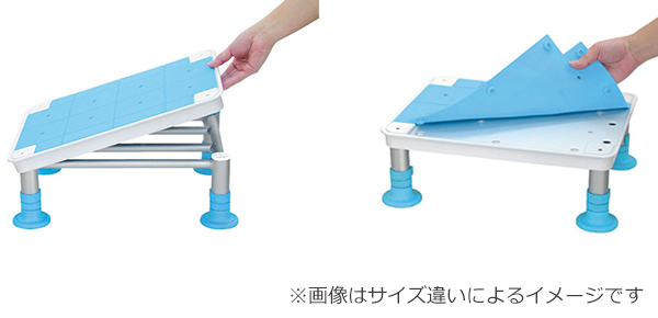 浴槽台 座面29cm 高さ13〜16cm 踏み台 椅子 介護用品 （ 風呂 ステップ