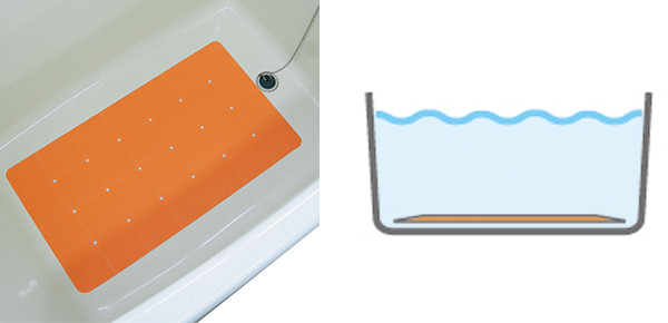 バスマット 浴槽 介護用品 （ お風呂マット 浴室 介護 自沈 滑り止め