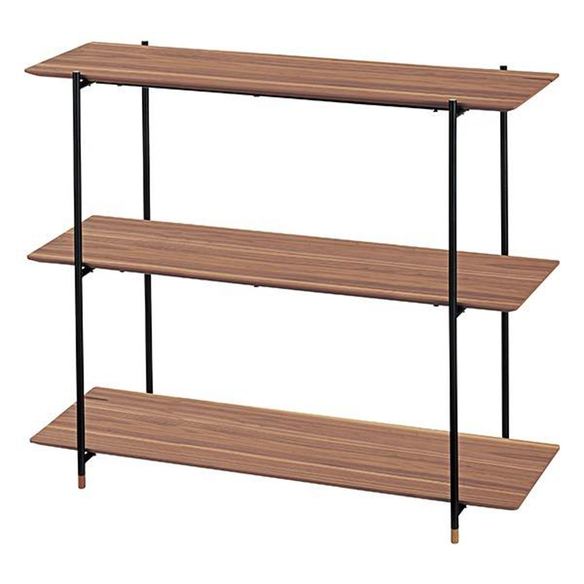 東谷 オープンラック 幅108cm 3段 木天板 ミニマルデザイン Luca