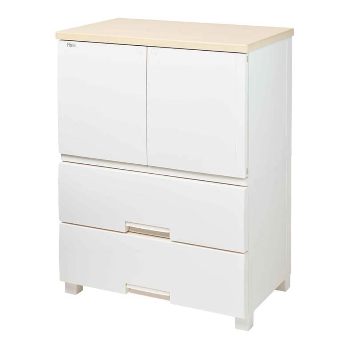 Fits チェスト フィッツプラス キャビネット 2段 幅65×奥行41×高さ85cm