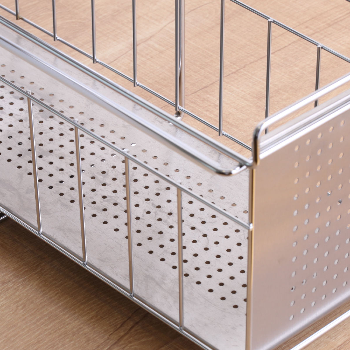 ヨシカワ シンク下収納 シンク下スライド収納 2段 幅20cm （ シンク下