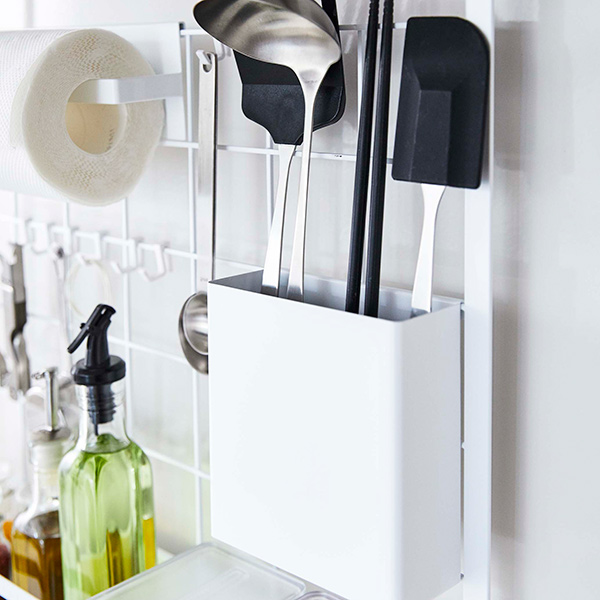 山崎実業 tower レンジフードメッシュパネル タワー （ 4903208048323 キッチンツールホルダー メッシュパネル キッチンラック 収納パネル ） | tower | 16