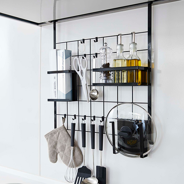 山崎実業 tower レンジフードメッシュパネル タワー （ 4903208048323 キッチンツールホルダー メッシュパネル キッチンラック 収納パネル ） | tower | 17