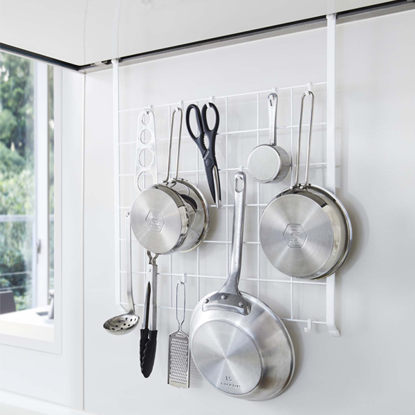 山崎実業 tower レンジフードメッシュパネル タワー （ 4903208048323 キッチンツールホルダー メッシュパネル キッチンラック 収納パネル ） | tower | 07