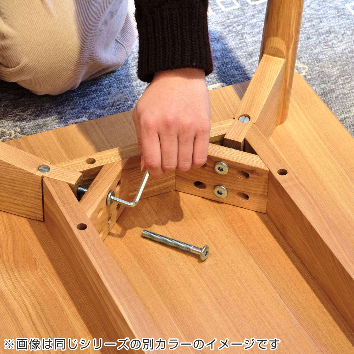 センターテーブル 幅100cm 高さ40cm カラメリ （ 奥行50cm リビングテーブル 座卓 テーブル 長方形 ）