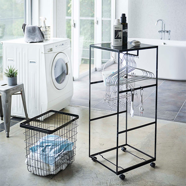 tower 山崎実業 天板付きランドリーワゴン タワー （ 4903208049344