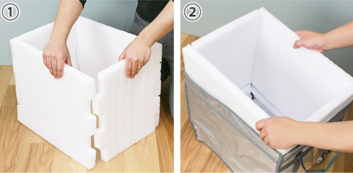 在庫処分特価） 保冷バッグ 35L 折りたたみ ICE BOX マグネットタイプ