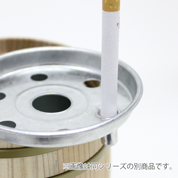 灰皿 オハイザラ シルバー 1L ふた付き 卓上 はいざら 消火ストッパー