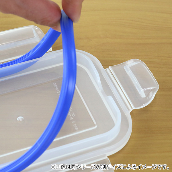 確認用　ガラス容器 保存容器 ガラス製 500ml 角型 パチッとロック （ オーブン 冷凍 食洗