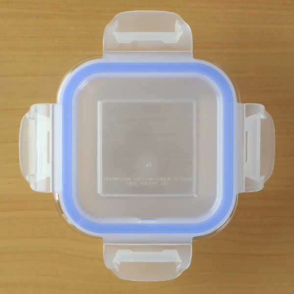 保存容器 ガラス製 500ml 角型 パチッとロック （ オーブン 冷凍 食洗