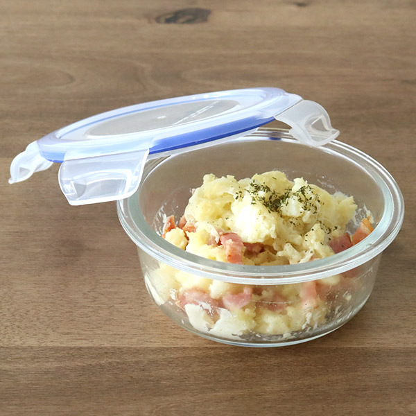 円形プラスチック食品保存皿 保存容器 プラスチック 密閉容器 食品 キッチン 丸型/円形 240mlの通販