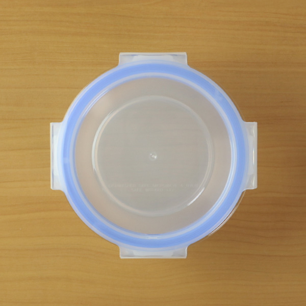 保存容器 ガラス製 400ml 丸型 パチッとロック （ オーブン 冷凍 食洗