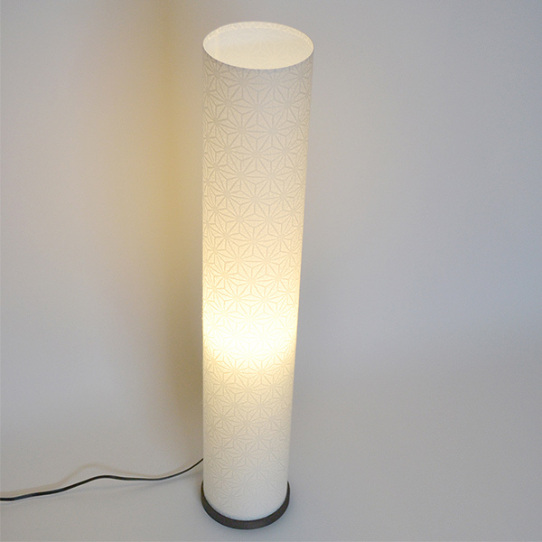 フロアライト 幅13×奥行13×高さ75cm roll s ロールS 特麻葉白 SF-1903