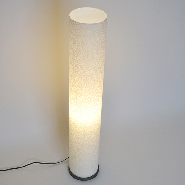 フロアライト 幅13×奥行13×高さ75cm roll s ロールS 特麻葉白 SF-1903