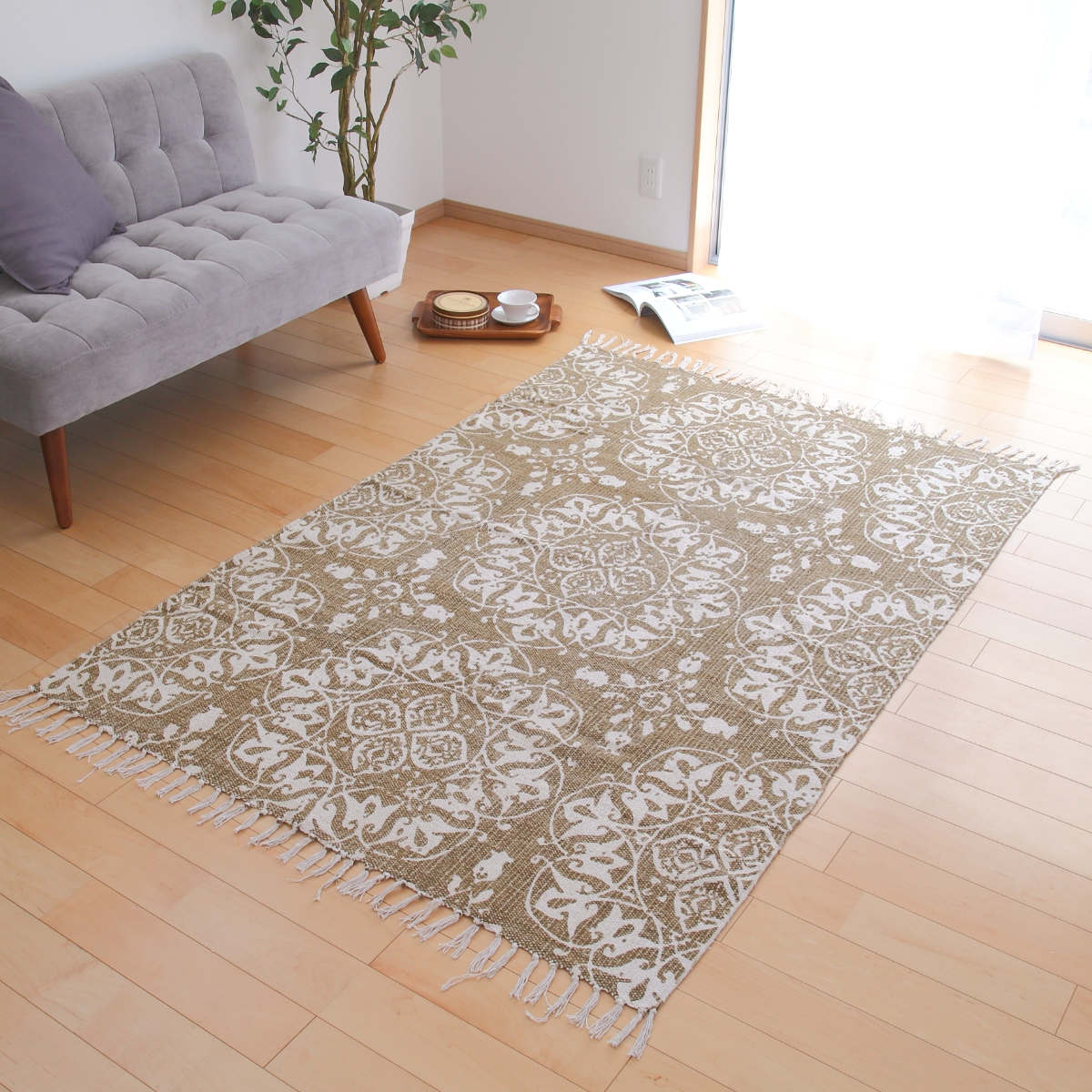 ラグ ラグマット 120×85cm TTR-113D （ カーペット 絨毯 マット