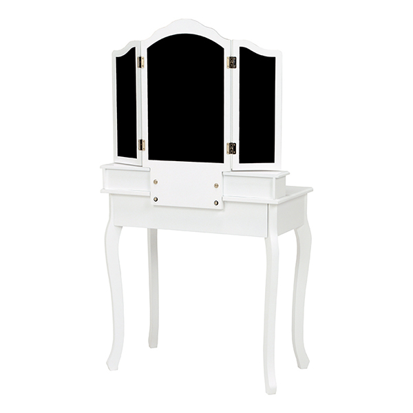 ドレッサー スツール セット 三面鏡 姫系 収納 引き出し コスメ