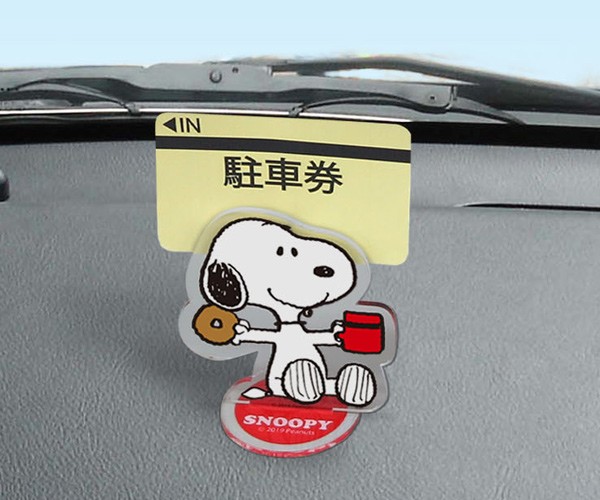 SNOOPY □在庫限り・入荷なし□ カードスタンド アクリルクリップ