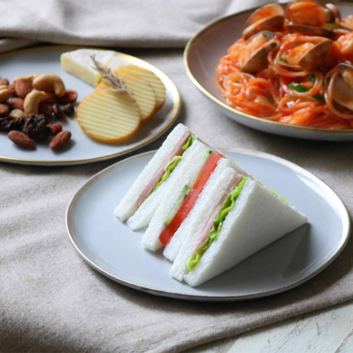 プレート 19cm スリール Sourire 笠間焼 皿 食器 洋食器 陶器 日本製