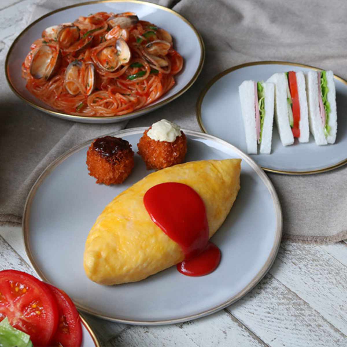 プレート 23cm スリール Sourire 笠間焼 皿 食器 洋食器 陶器 日本製