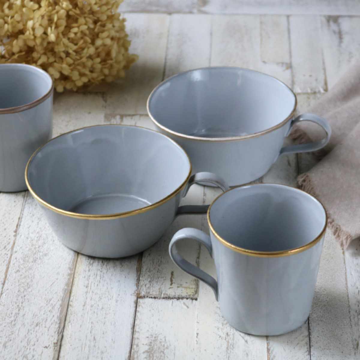 スープカップ 380ml スリール Sourire 笠間焼 カップ 食器 洋食器 陶器