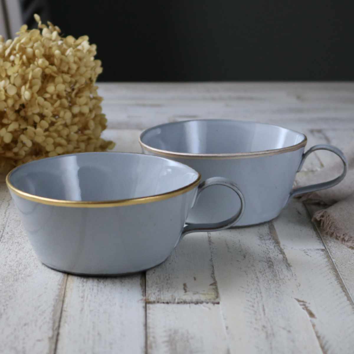 スープカップ 380ml スリール Sourire 笠間焼 カップ 食器 洋食器 陶器