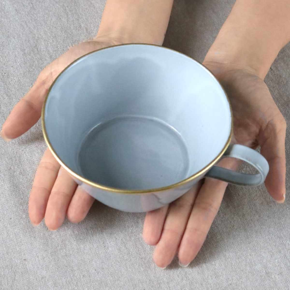 スープカップ 380ml スリール Sourire 笠間焼 カップ 食器 洋食器 陶器