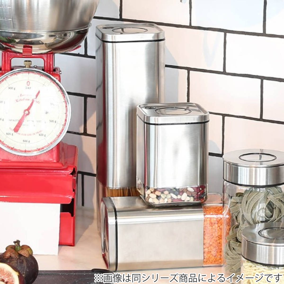 ダルトン 保存容器 550ml 角型 キューブジャー ウィズ リッド S ガラス