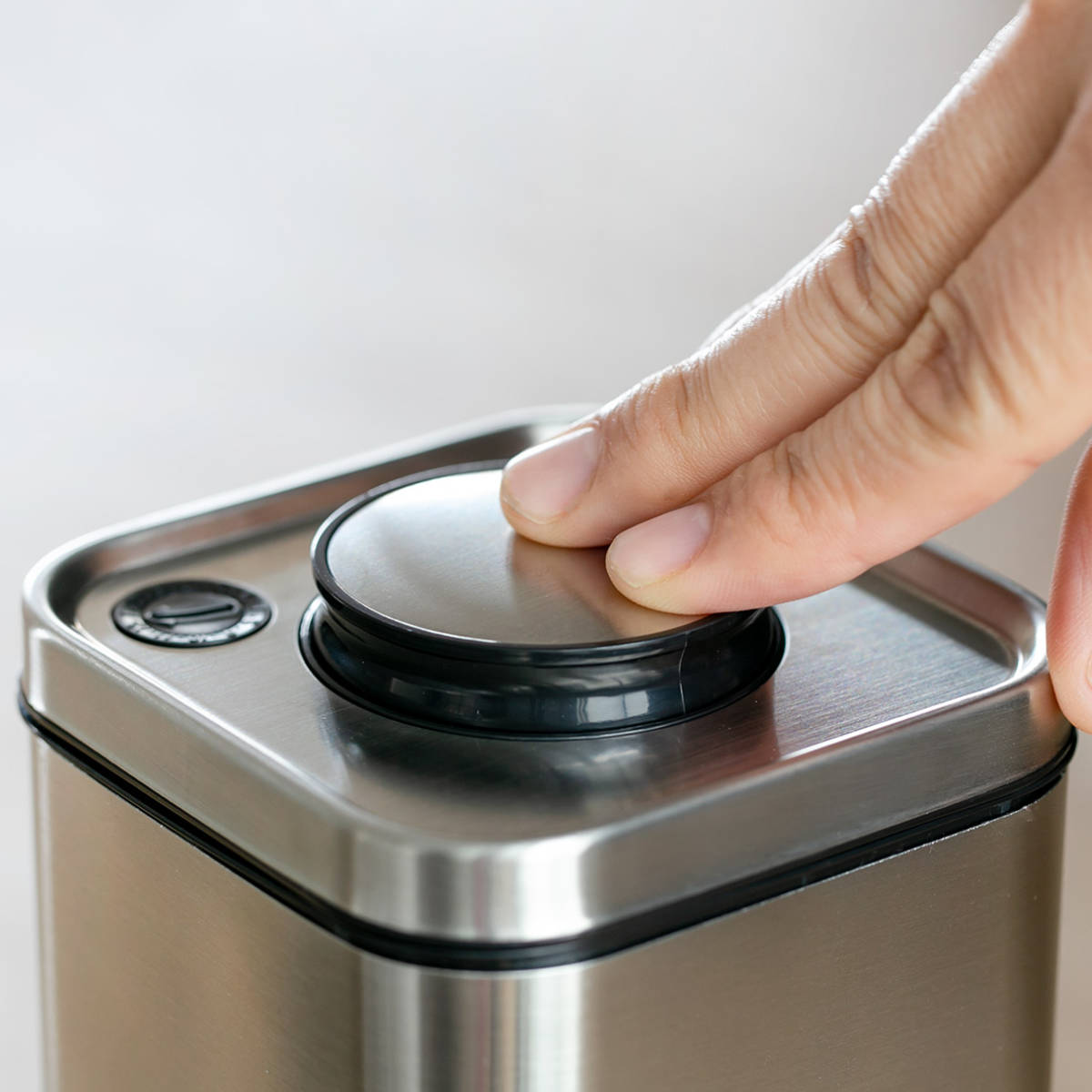 ダルトン 保存容器 2L 角型 キューブジャー ウィズ リッド L ガラス製