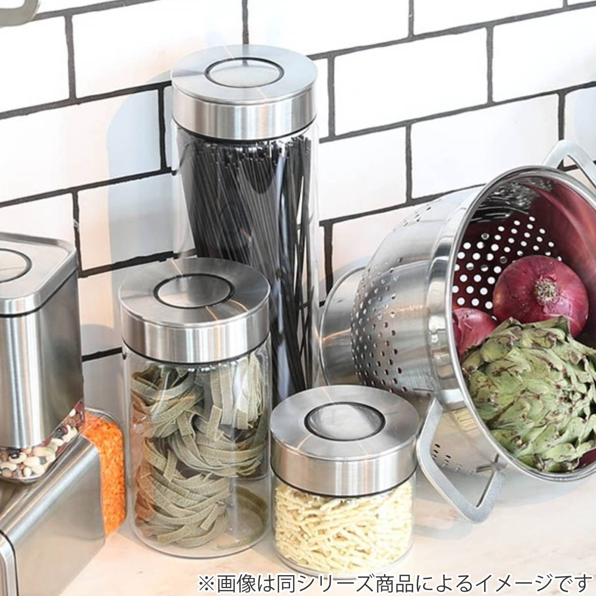 ダルトン 保存容器 950ml 丸型 シリンダージャー ウィズ リッド M
