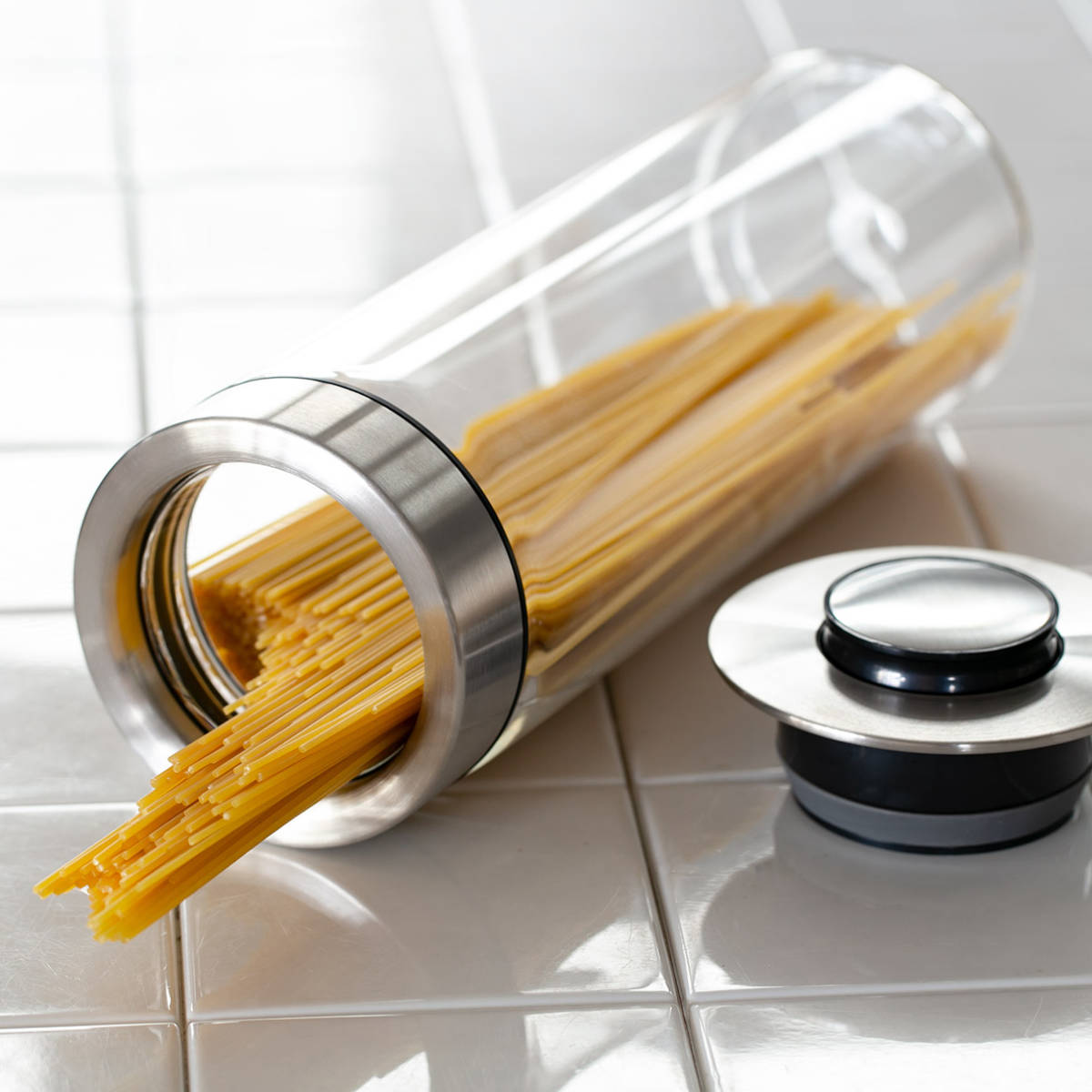 ダルトン 保存容器 1.8L 丸型 シリンダージャー ウィズ リッド L