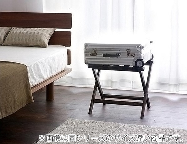 【木製】バゲージラック 折り畳み式　トランク置き・仕事カバン置き　ホテル仕様 バゲージラック 木製 ホテル仕様 バッゲージラック 荷物置き場
