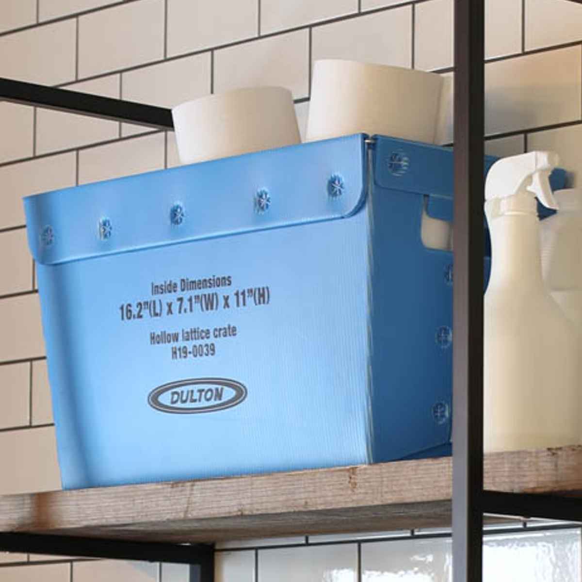 収納ボックス ホロウ ラティス クレート L （ 幅50×奥行27×高さ29cm