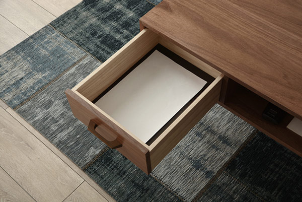 センターテーブル 幅80cm ローテーブル 引き出し 長方形 テーブル 木製