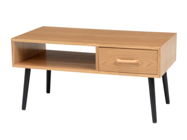 センターテーブル 幅80cm ローテーブル 引き出し 長方形 テーブル 木製