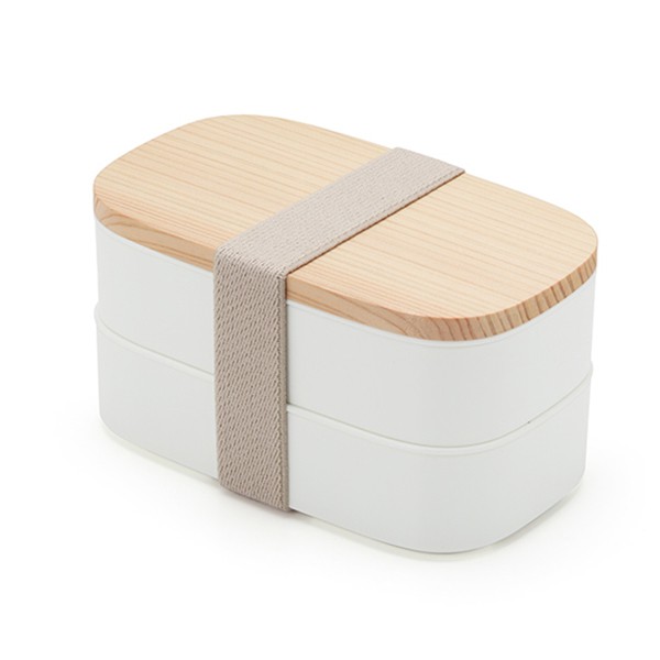 角盆　蓋つき二段箱 角盆蓋つき二段箱