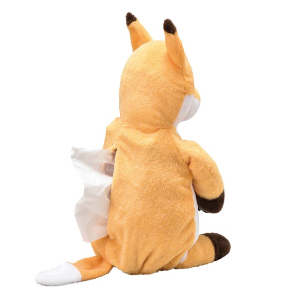 ティッシュケース ティッシュボックス ティッシュカバー キツネ