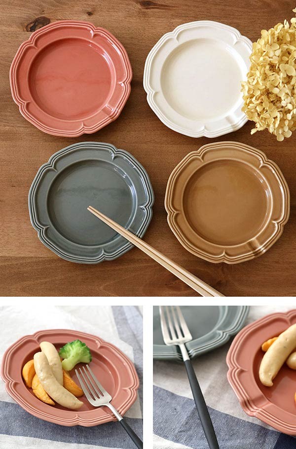 プレート 18cm L ファムプレート Fam Plate 皿 食器 洋食器 陶器 日本