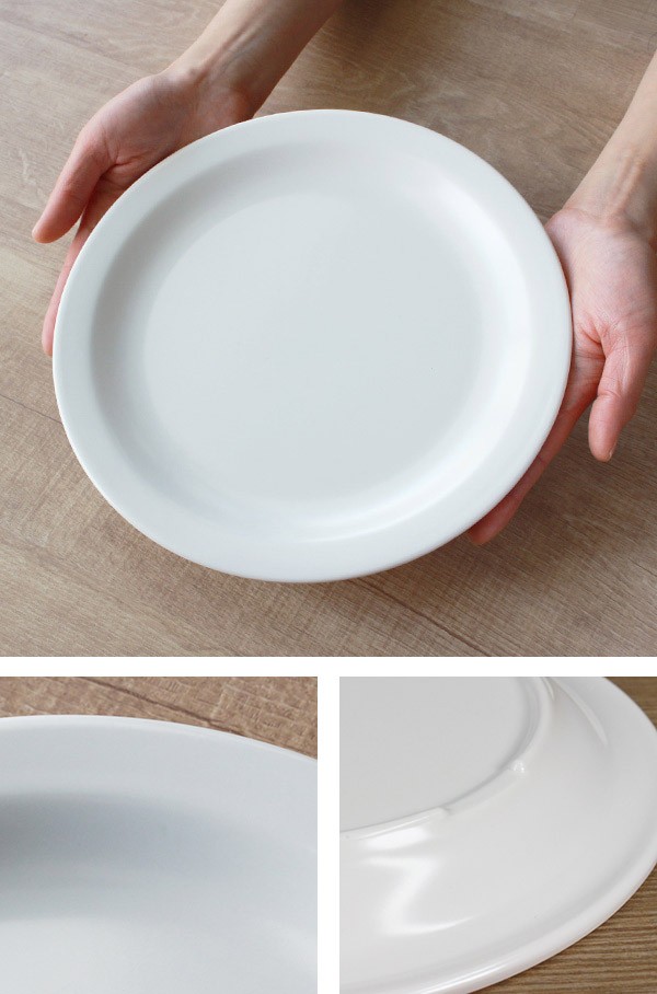 プレート 26cm プラスチック 軽量 皿 食器 洋食器 （ 大皿 白い食器 メラミン お皿 割れにくい 平皿 ）  :329908:インテリアパレットヤフー店 - 通販 - Yahoo!ショッピング