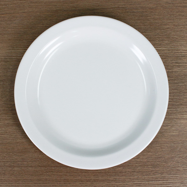 プレート 20cm プラスチック 軽量 皿 食器 洋食器 （ 中皿 白い食器