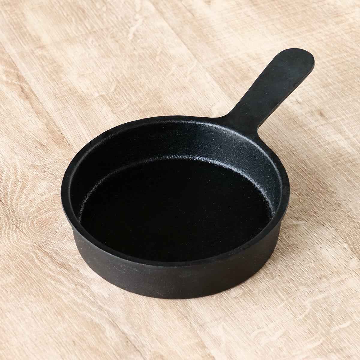 ひらばえ 鉄匠 鉄製調理器具　池永鉄工 池永鉄工 片手鍋 14cm IH対応 tetu 鉄製 南部鉄器 日本製 （ ガス火