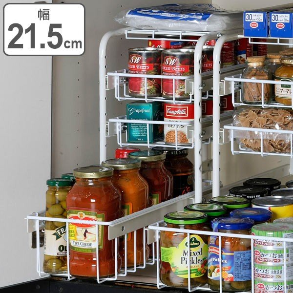 下村企販 シンク下収納 シンク下有効活用ラック ななめ棚30 （ 幅31.5