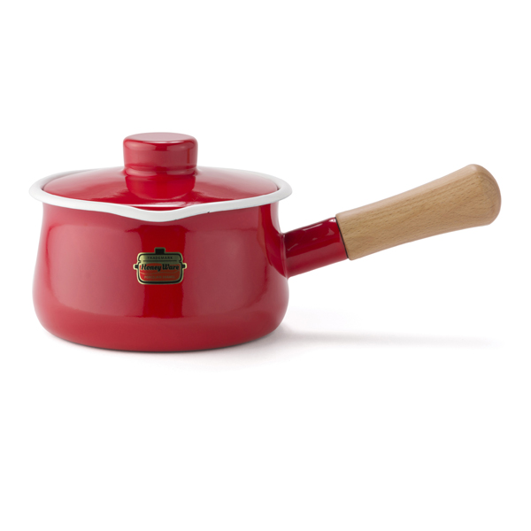 富士ホーロー ミルクパン 15cm ホーロー鍋 Honey Ware Solid ソリッド