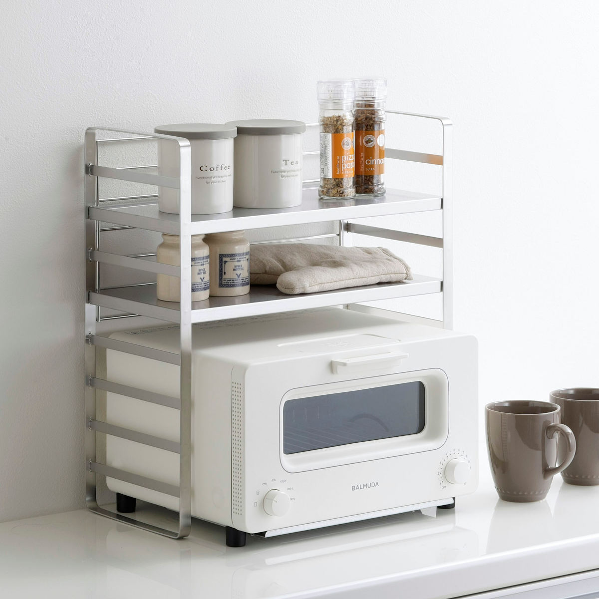 下村企販 キッチンラック 幅40cm オールステンレス 頑丈 出窓ラック