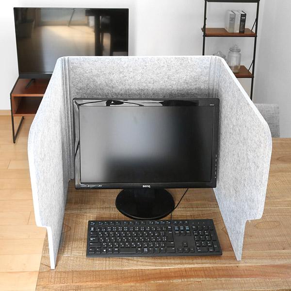 デスクトップパネル 60cm 3個セット 机 パーテーション 自立 （ デスク 