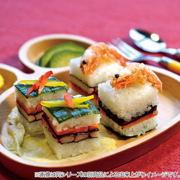 寿司 型 押寿司器 (中) ひのき 日本製 （ 押し寿司 寿司器 寿司型