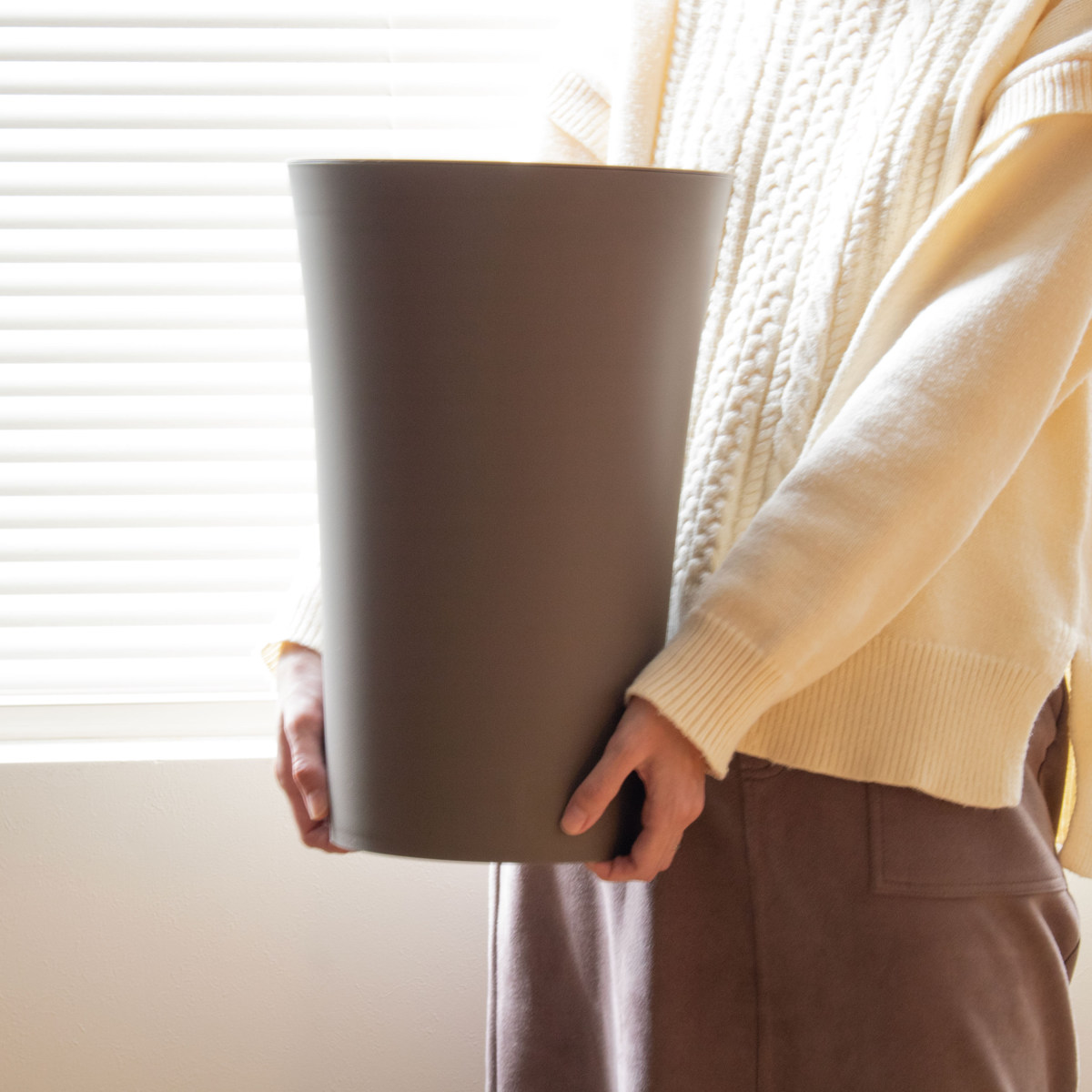 TONBO（新輝合成） ゴミ箱 12L 丸型 ふた付き ユニード カクス